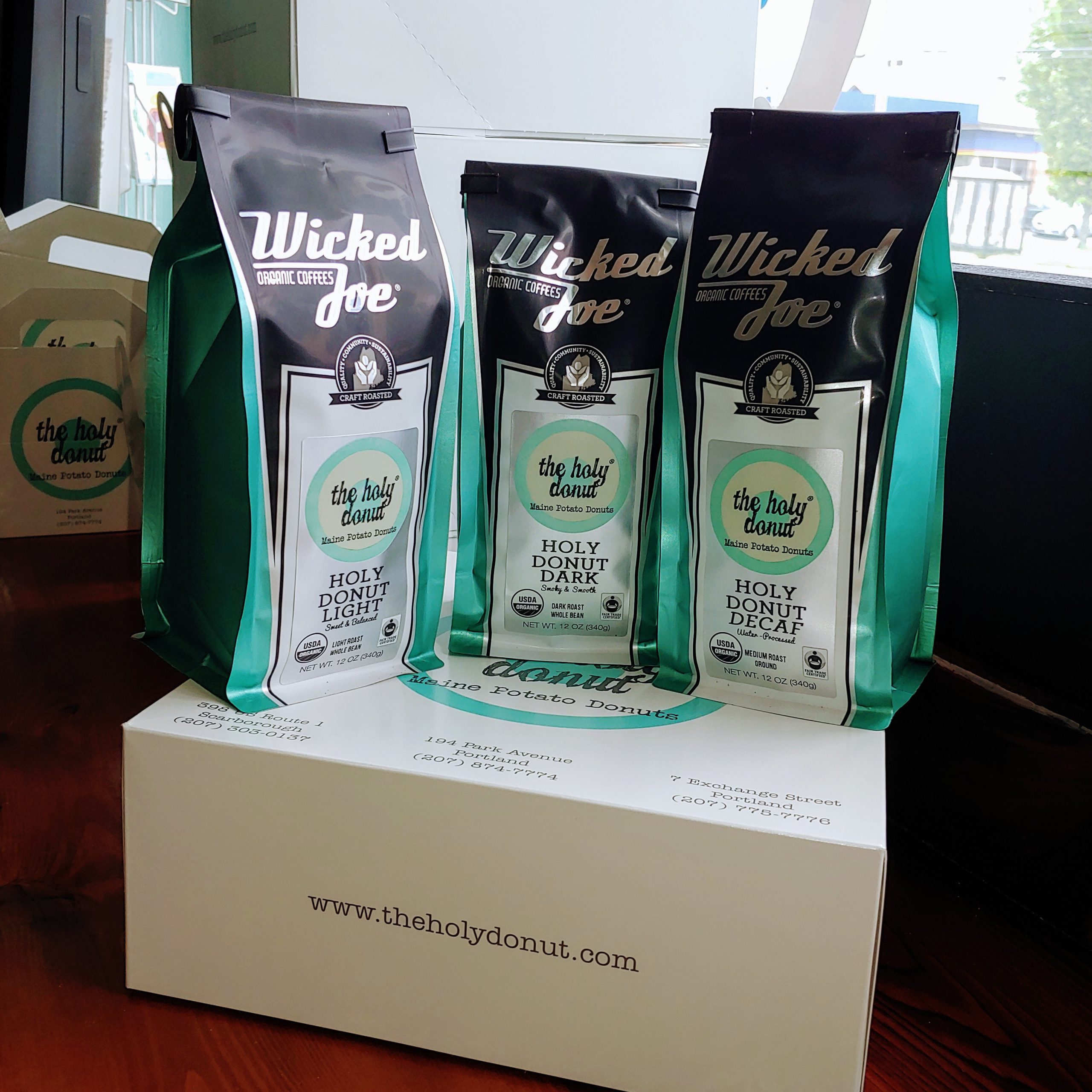 Wicked Joe Coffee 12oz bag Merchandise The Holy Donut